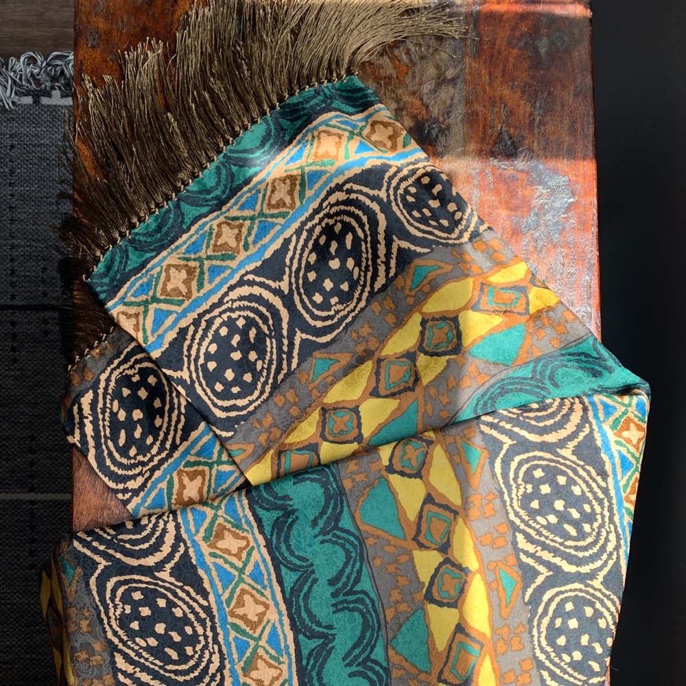 100% silk scarf